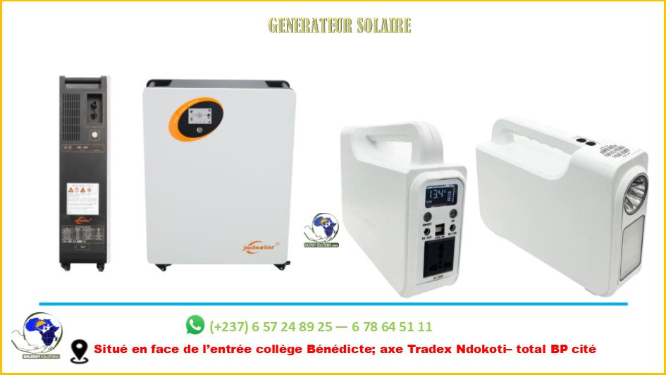GENERATEUR SOLAIRE ET PACK